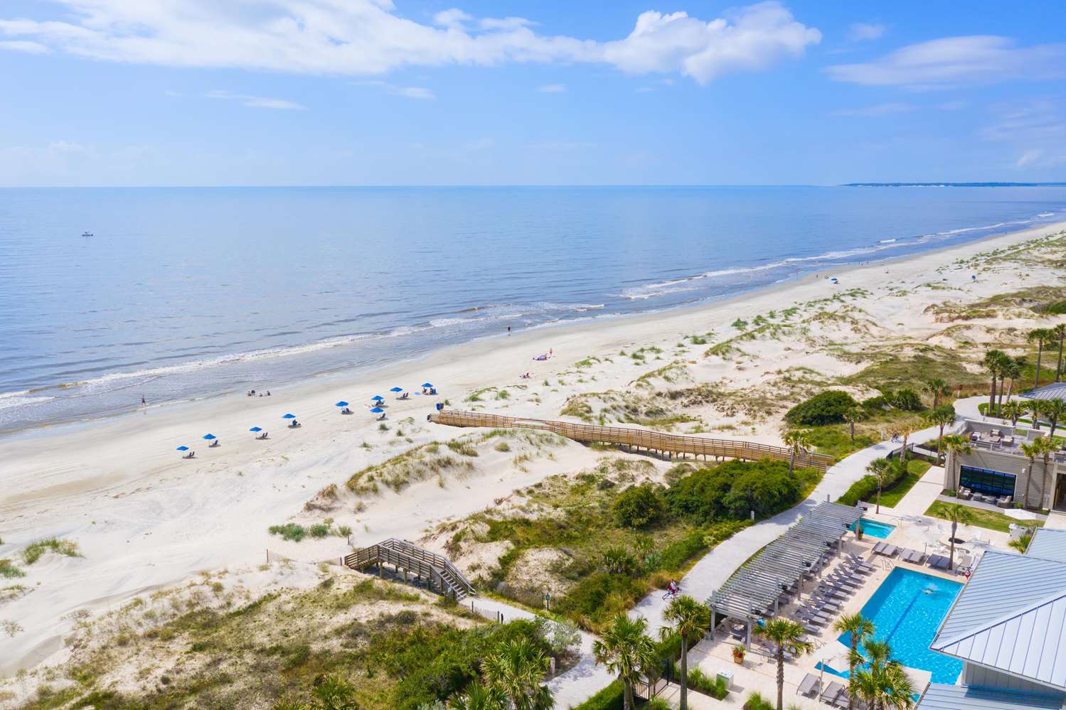 Foto von Jekyll Island beach mit beiger sand Oberfläche
