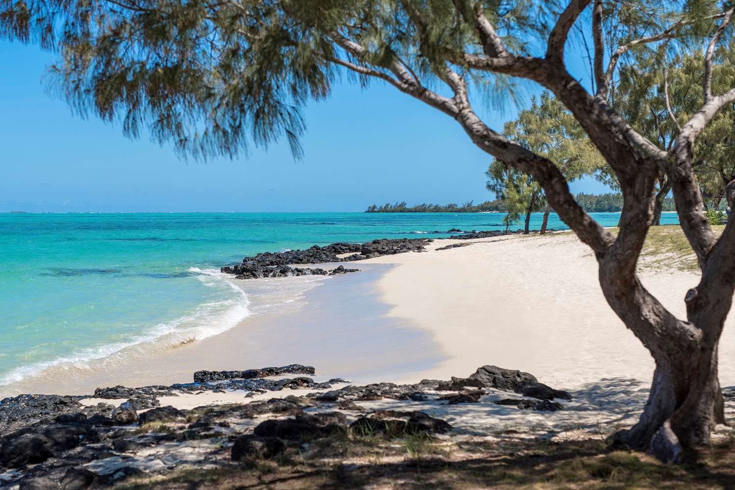 Shangri-La Mauritius Resort Plajı'in fotoğrafı geniş bir kıyı şeridi ile birlikte